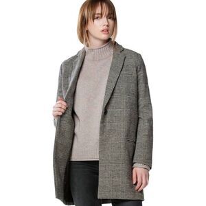 Levi's Women's Wool Blend Plaid Jacket Coat Size XS
